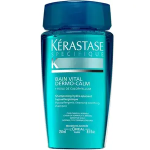 Kérastase Šampón na citlivú pokožku hlavy pre normálne až zmiešané vlasy Bain Vital Dermo-Calm (Hypoallergenic Hydra-Soothing Shampoo) 250 ml