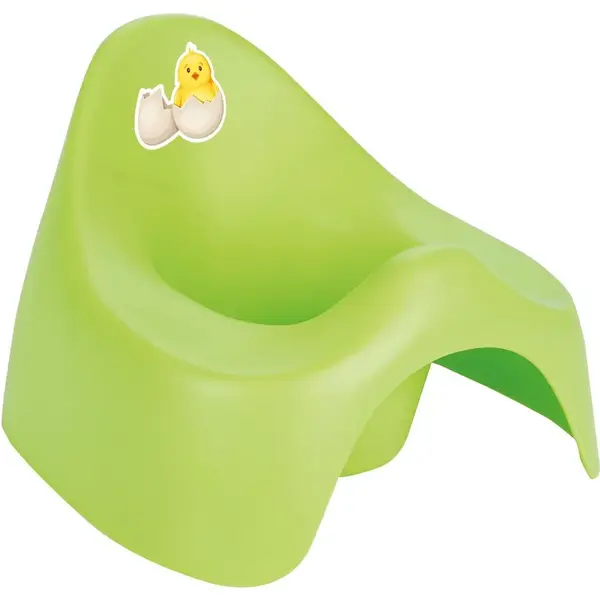 Nočník detský plastový zelený