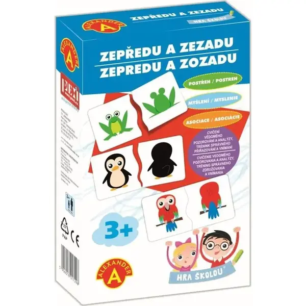 Alexander Pexi Hra školou® Spredu a zozadu CZ a SK verzia