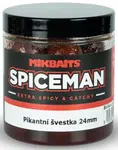 Mikbaits boilie v dipe spiceman  pikantná slivka 250 ml - 24 mm