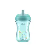 CHICCO Hrnek Advanced se slámkovým náustkem teal, 12m+