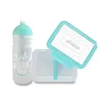 Set Zdravá lahev 0,7 l a Zdravá sváča - Fresh tyrkys