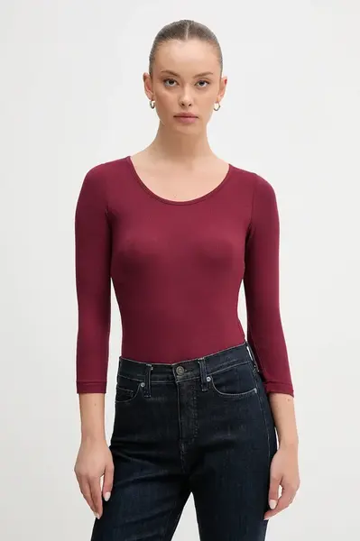 Body United Colors of Benetton dámské, vínová barva, 3P2Y3B005