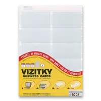 Vizitkový karton Trodat - modrý pruh, 10 ks