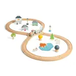 Bigjigs Toys Dřevěná vláčkodráha u lesa