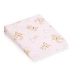 Povlak na dětský polštář -klin New Baby BASIC30x37 cm bear pink