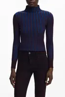 Dámsky hnedý sveter Desigual