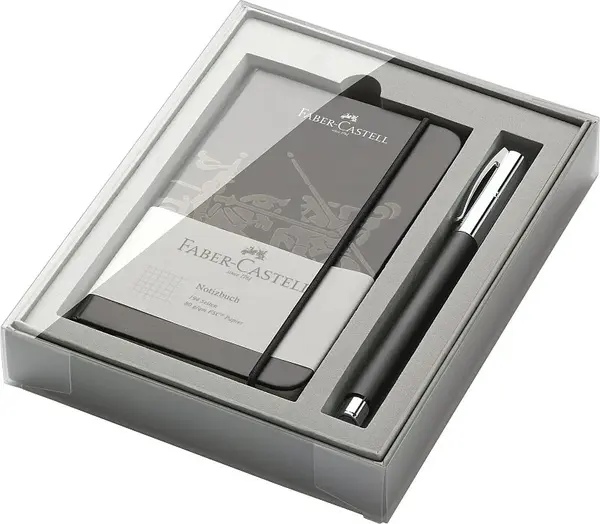 Faber-Castell Ambition Precious Resin roller, dárková sada se zápisníkem