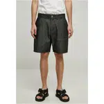 Denim Bermuda shorts dark black