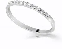Cutie Jewellery Krásny trblietavý prsteň Z6739-10-X-2 55 mm