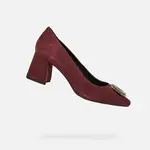 Burgundy women's pumps Geox Giselda - Women's