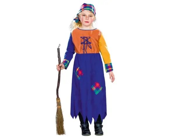 Detský kostým Ježibaba 128-140cm