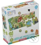 Kukikuk Véééliké puzzle Roční období - kniha z kategorie Puzzle