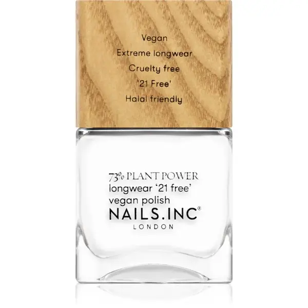 Nails Inc. Plant Power dlouhotrvající lak na nehty odstín Free time it's me time 14 ml