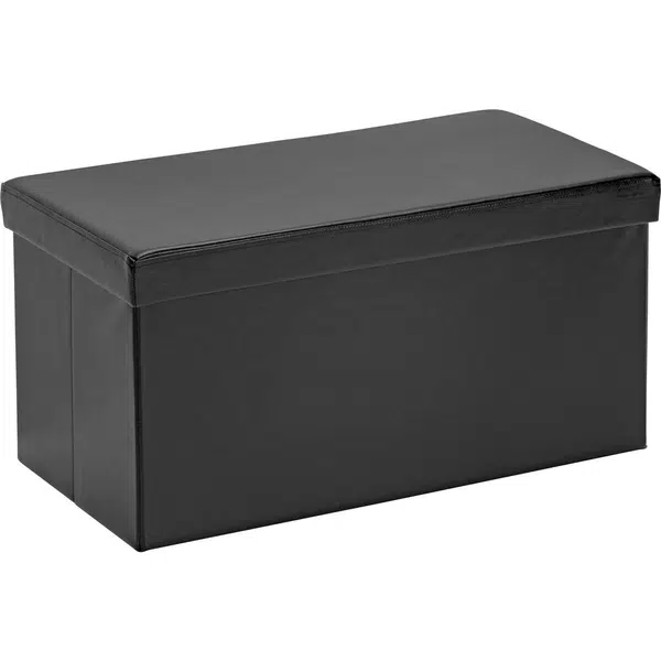 Carryhome SEDACÍ BOX, kompozitní dřevo, textil, 76/38/38 cm