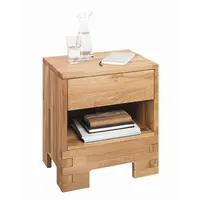 Linea Natura NOČNÍ STOLEK, divoký dub, 52/60/38 cm