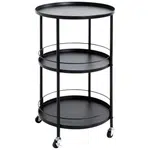 Lomoco SERVÍROVACÍ VOZÍK, černá, 45/75 cm