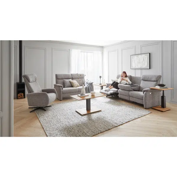 Pure Home Comfort 2,5SEDÁK, textil, šedobéžová