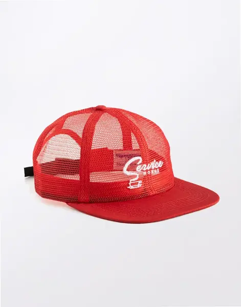 Service Works Mesh Espresso Cap RED