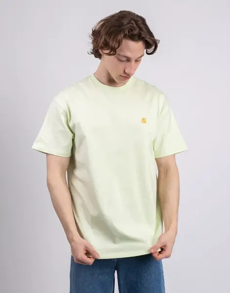 Tričko Carhartt WIP S/S Chase T-Shirt Air Green/Gold