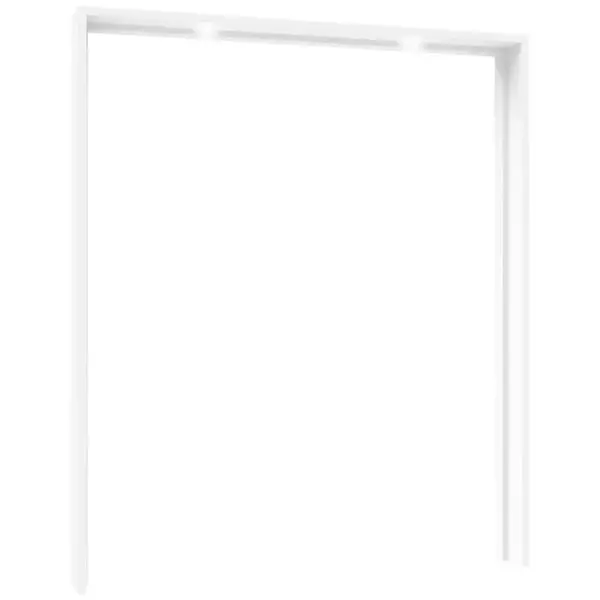home24 PASPARTOVÝ RÁM, bílá, vysoce lesklá bílá, 180,8/215,1/23,8 cm