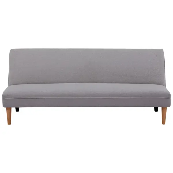 P & B ROZKLÁDACÍ POHOVKA, textil, šedá