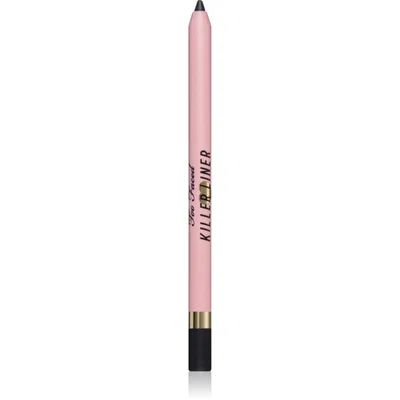 Too Faced Killer Liner 36 Hour Waterproof Gel Eyeliner Pencil voděodolná gelová tužka na oči pro dlouhotrvající efekt odstín Black 1,2 g