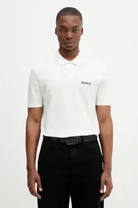 HUGO Bavlněné polo tričko HUGO Dirlmere