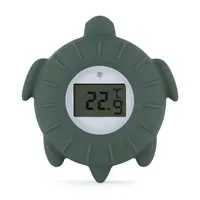 PETITE&MARS Teploměr silikonový digitální  Turtle Terry Misty Green 0m+