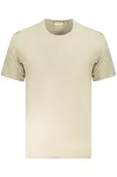 Calvin Klein pánské tričko s krátkým rukávem béžové
