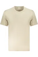 CALVIN KLEIN SHORT SLEEVE T-SHIRT MEN BEIGE
