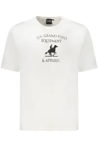 US GRAND POLO SHORT SLEEVE T-SHIRT MEN WHITE