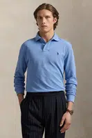 Bavlněné tričko s dlouhým rukávem Polo Ralph Lauren černá barva, 710680790