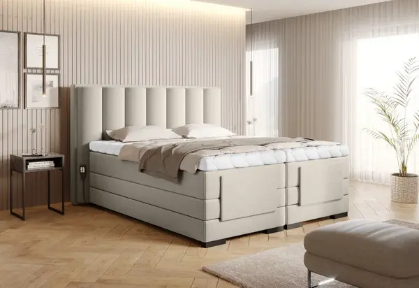 Boxspring Veros Rozměr: 160 x 200 cm, látka: Inari 22