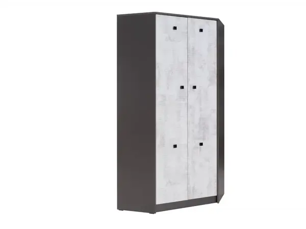 Rohová šatní skříň Tommy 4