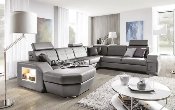 Sedací souprava Napoli 1 - funkce spaní Provedení: Pravá U, látka: Urban 4