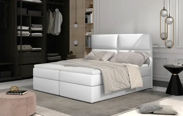 Boxspring Amber Rozměr: 140 x 200 cm, látka: Soft 17