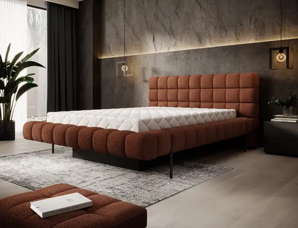 Postel Magentta - kovový rám Rozměr: 160 x 200 cm, látka: Jaffray 30