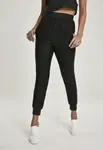 Women's Lace Jersey Jog Pants Black