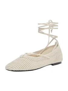 Pull&Bear Baleríny s ramienkom  nebielená