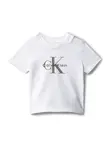 Calvin Klein Jeans Tričko  sivá / biela