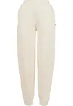 Women's organic balloon sweatpants with high waist whitesand