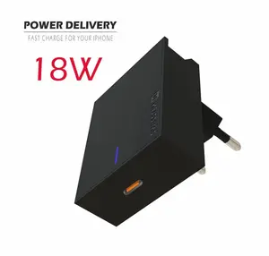 Swissten Síťový Adaptér Power Delivery 3.0 18W černá