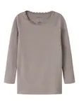 NAME IT Tričko 'NMFKab'  sivá