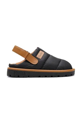 Pantofle Flufie Jet Black černá barva, CLG5001