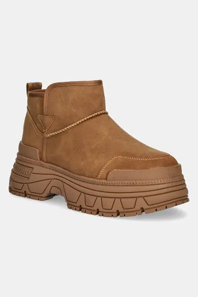 Sněhule Buffalo Fusion Slip On Lo Warm hnědá barva, 1270113-COG