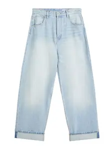 Bershka Džínsy  svetlomodrá
