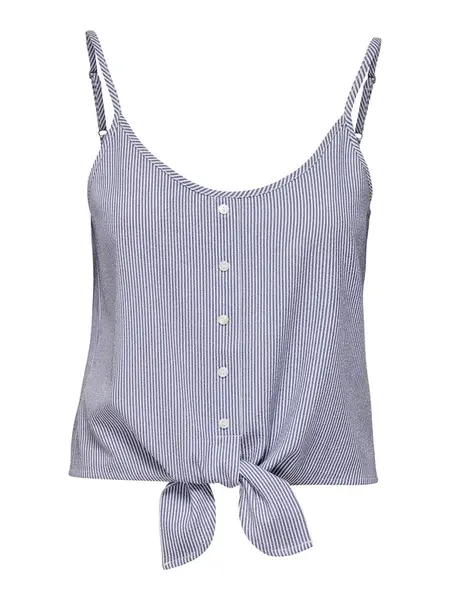 ONLY Top 'ONLLECEY'  tmavomodrá / biela
