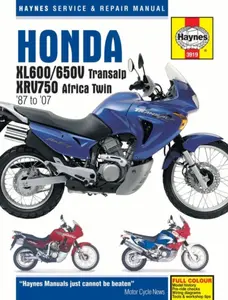 Honda XL600/650 Transalp & XRV750 Africa Twin (87 - 07) - Haynes Publishing