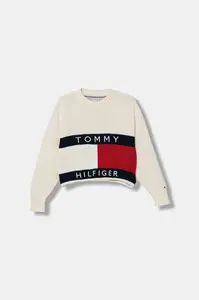 Detský bavlnený sveter Tommy Hilfiger